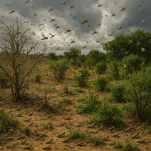 Drone monitoring crops