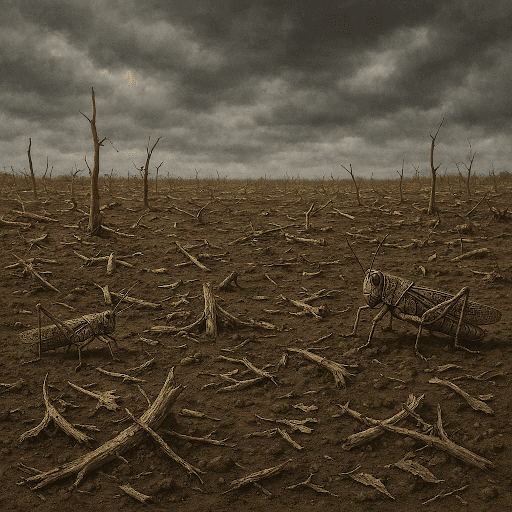 Drone monitoring crops